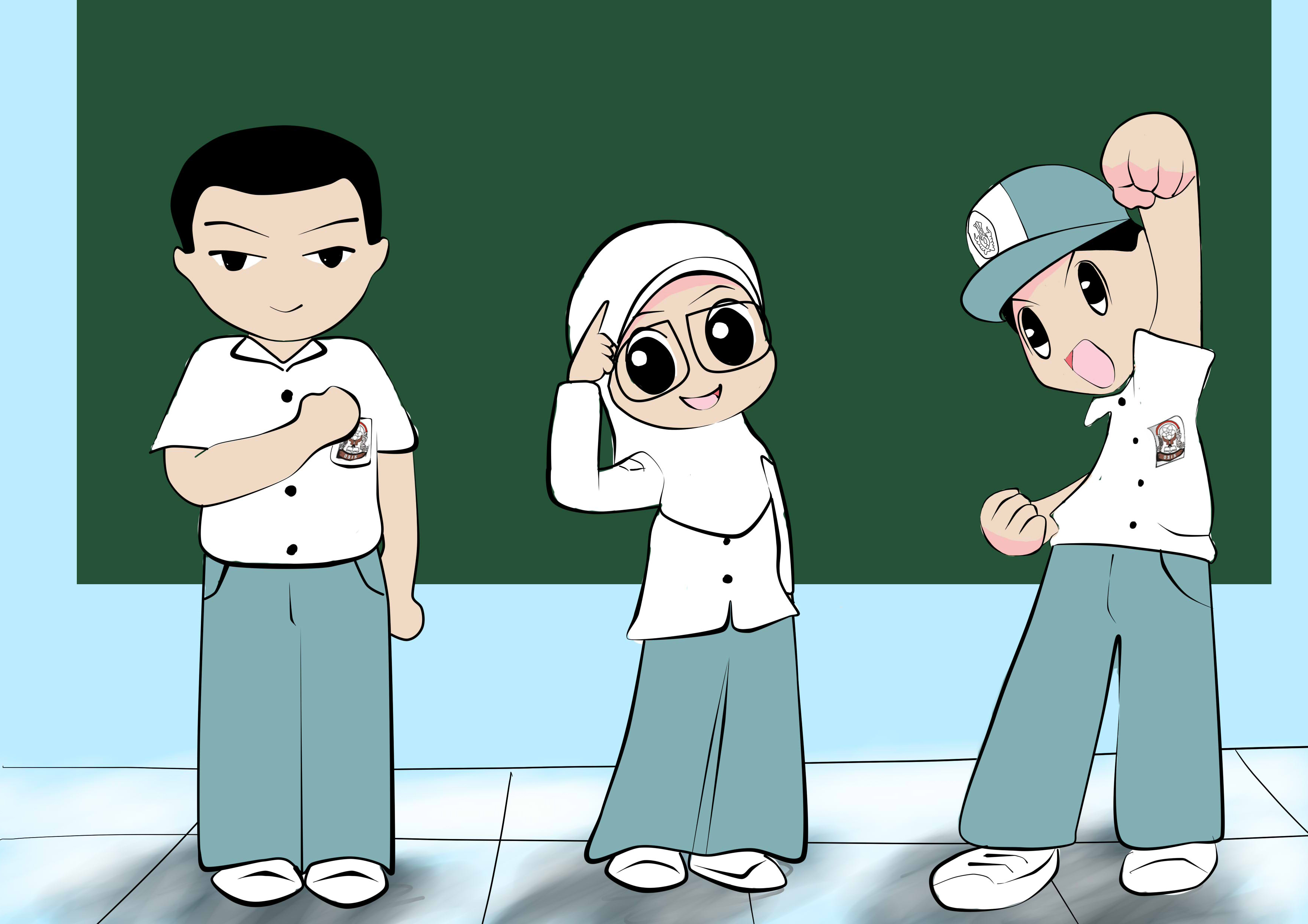  Animasi  Guru  Muslimah Mengajar Di Kelas Terbaru Galeri 
